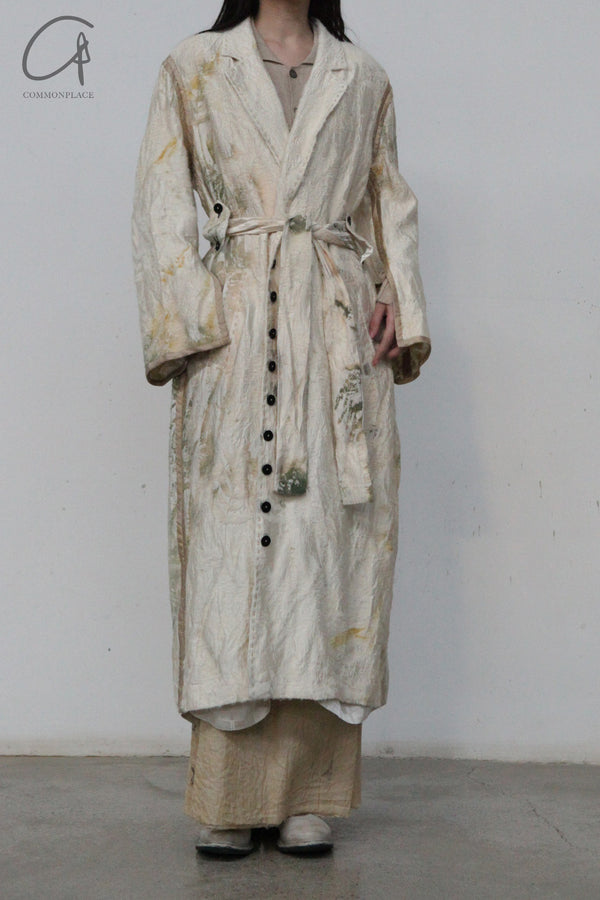 MUTEDANCE belted long jacket MD23FW70 PM108